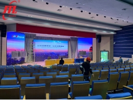 上海中石化多功能會議報告廳舞臺燈光照明系統工程